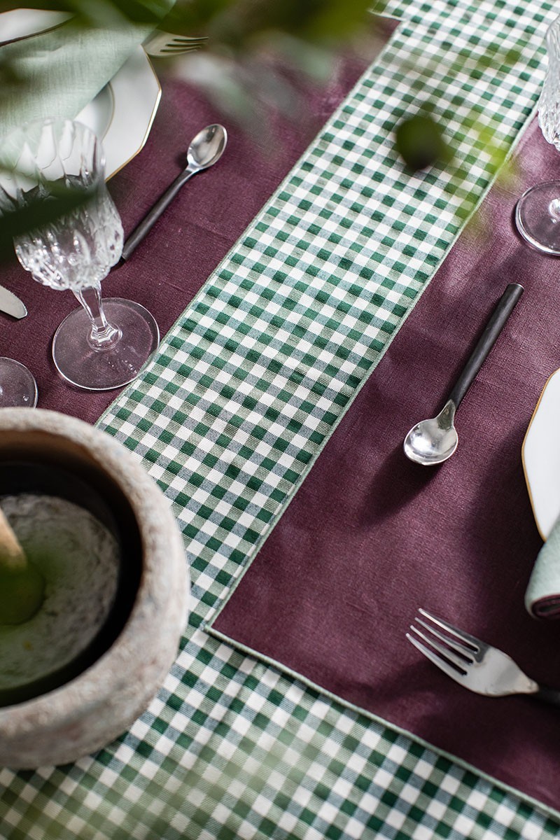 Linen Placemat Stain Resistant Filo