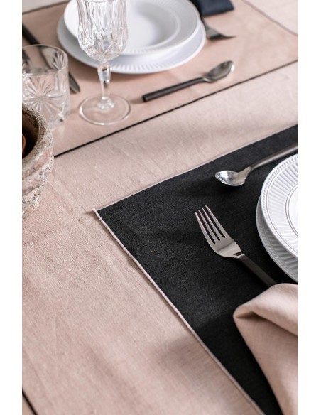 Linen Placemat Stain Resistant Filo