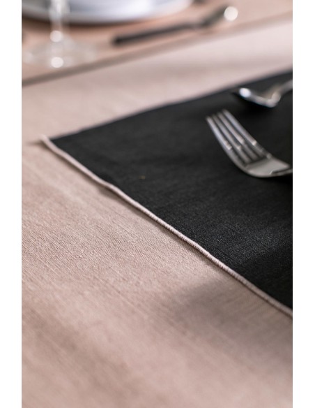 Linen Placemat Stain Resistant Filo