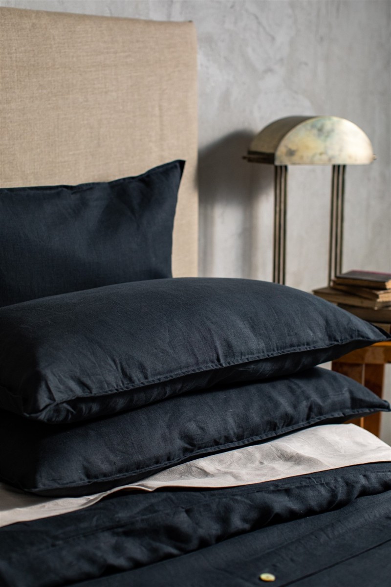 Taie d'oreiller en pur lin