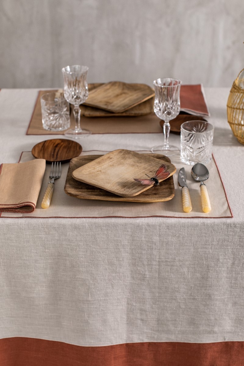 Set de table en lin enduit Filo