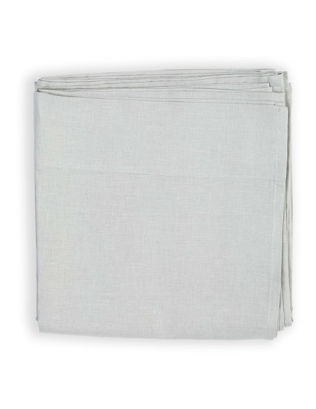 Linen fitted sheet with corners