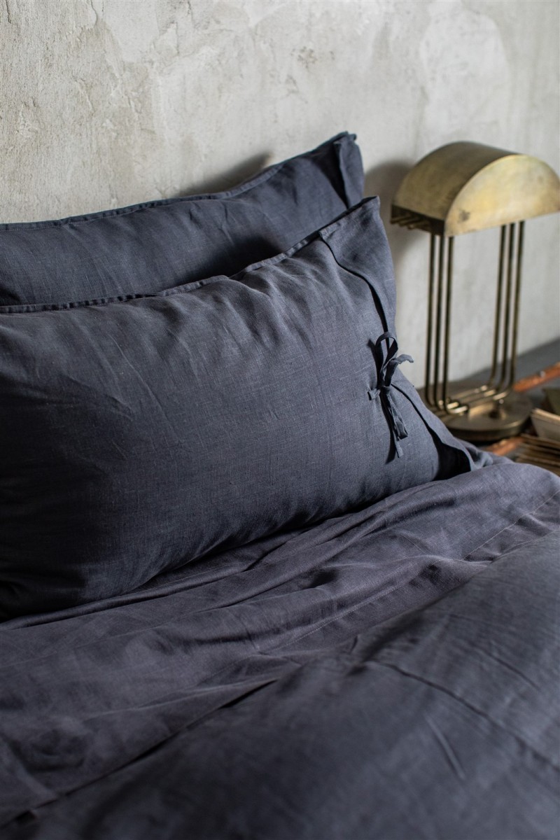 Drap-housse en lin avec coins