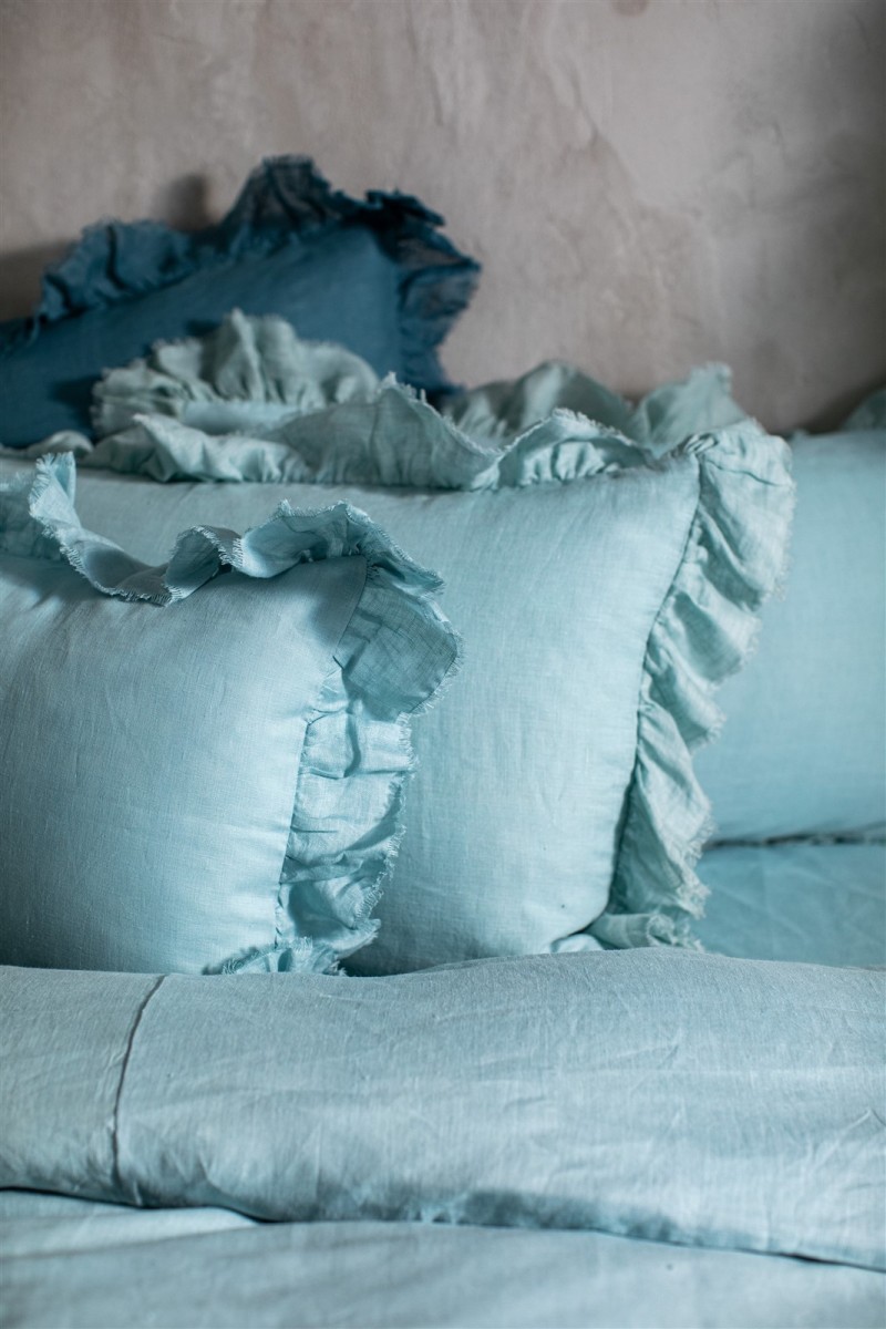 Drap-housse en lin avec coins