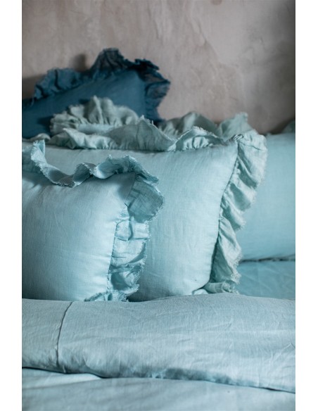 Drap-housse en lin avec coins