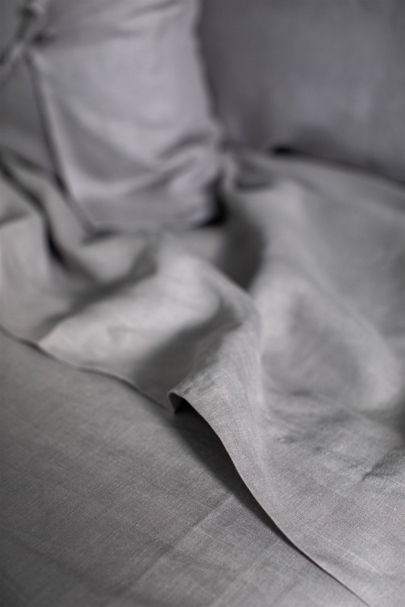 Drap-housse en lin avec coins