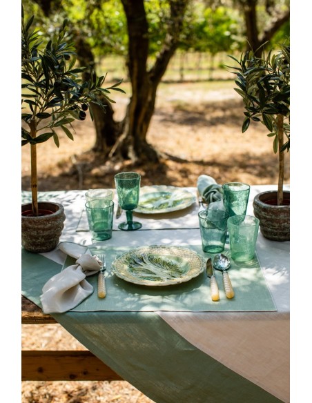 Linen Placemat Stain Resistant Filo