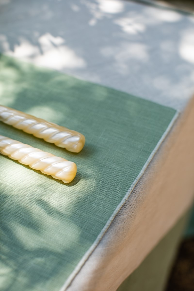 Linen Placemat Stain Resistant Filo