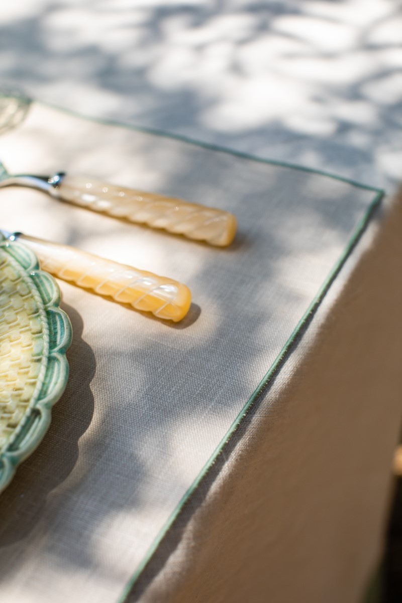 Set de table en lin enduit Filo