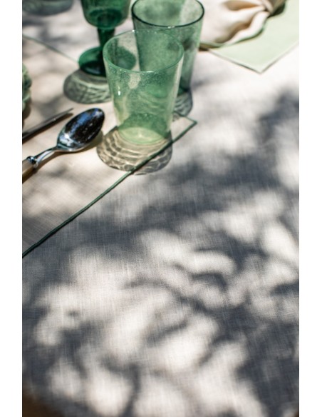 Linen Placemat Stain Resistant Filo