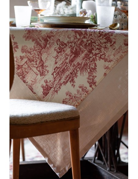 Nappe en coton Bauhaus enduit