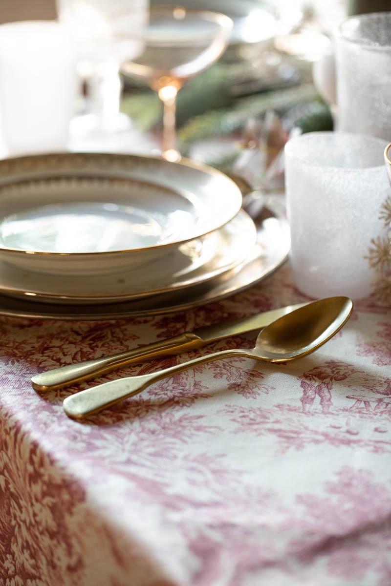 Stain Resistant Cotton Bauhaus Tablecloth