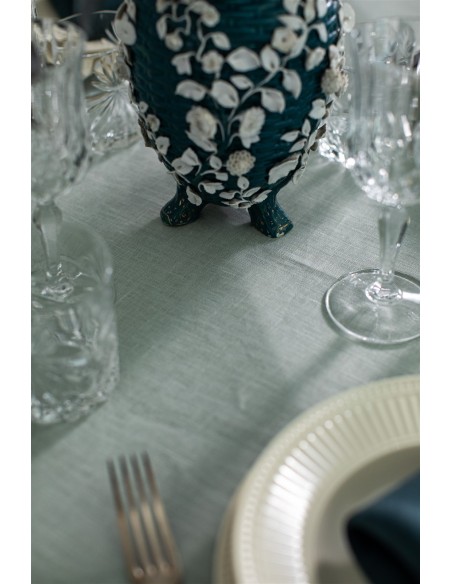 Stain Resistant Linen Bauhaus Tablecloth