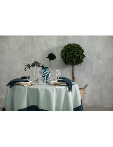 Nappe en lin Bauhaus enduit