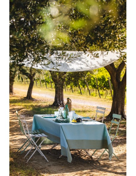 Nappe en lin Bauhaus enduit