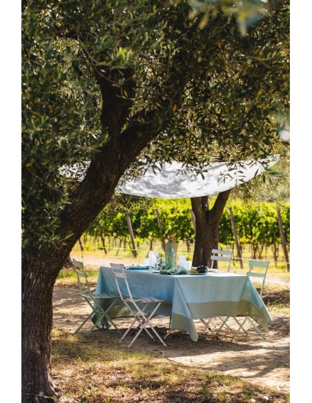 Stain Resistant Linen Bauhaus Tablecloth