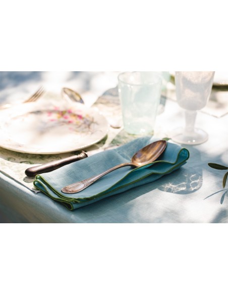 Nappe en lin Bauhaus enduit