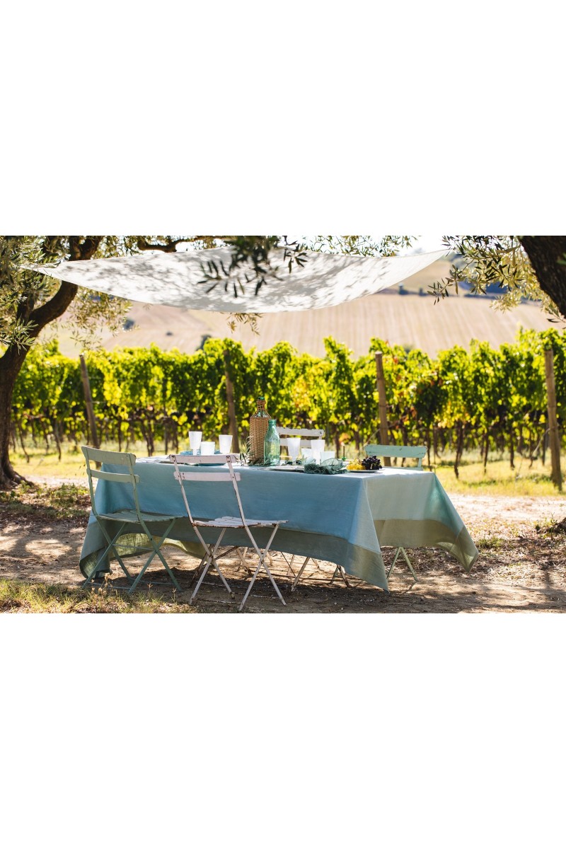 Nappe en lin Bauhaus enduit