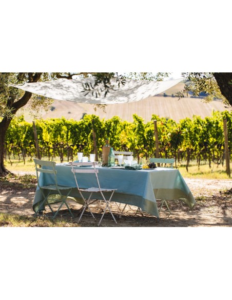 Stain Resistant Linen Bauhaus Tablecloth