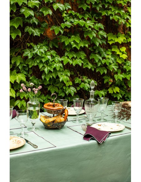 Nappe en lin Bauhaus enduit