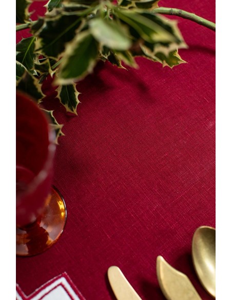 Amalfi Stain Resistant Linen Tablecloth