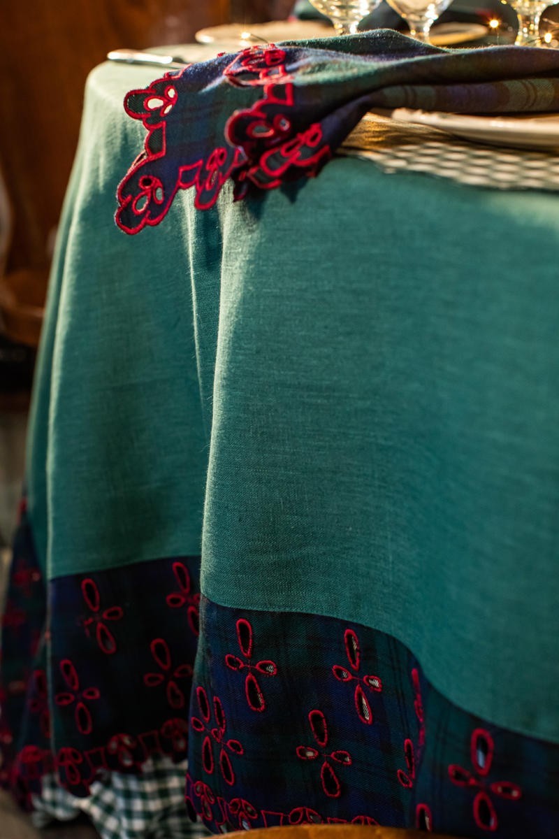 Nappe en lin enduit Amalfi