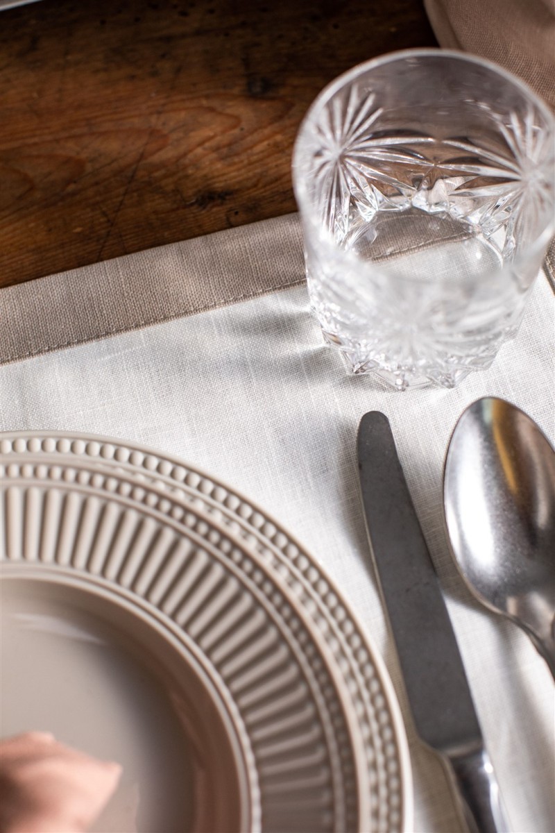 Bauhaus Placemat in Stain Resistant Linen