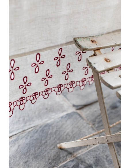 Amalfi Stain Resistant Linen Tablecloth