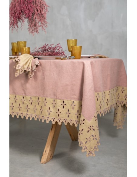 Nappe en lin enduit Amalfi