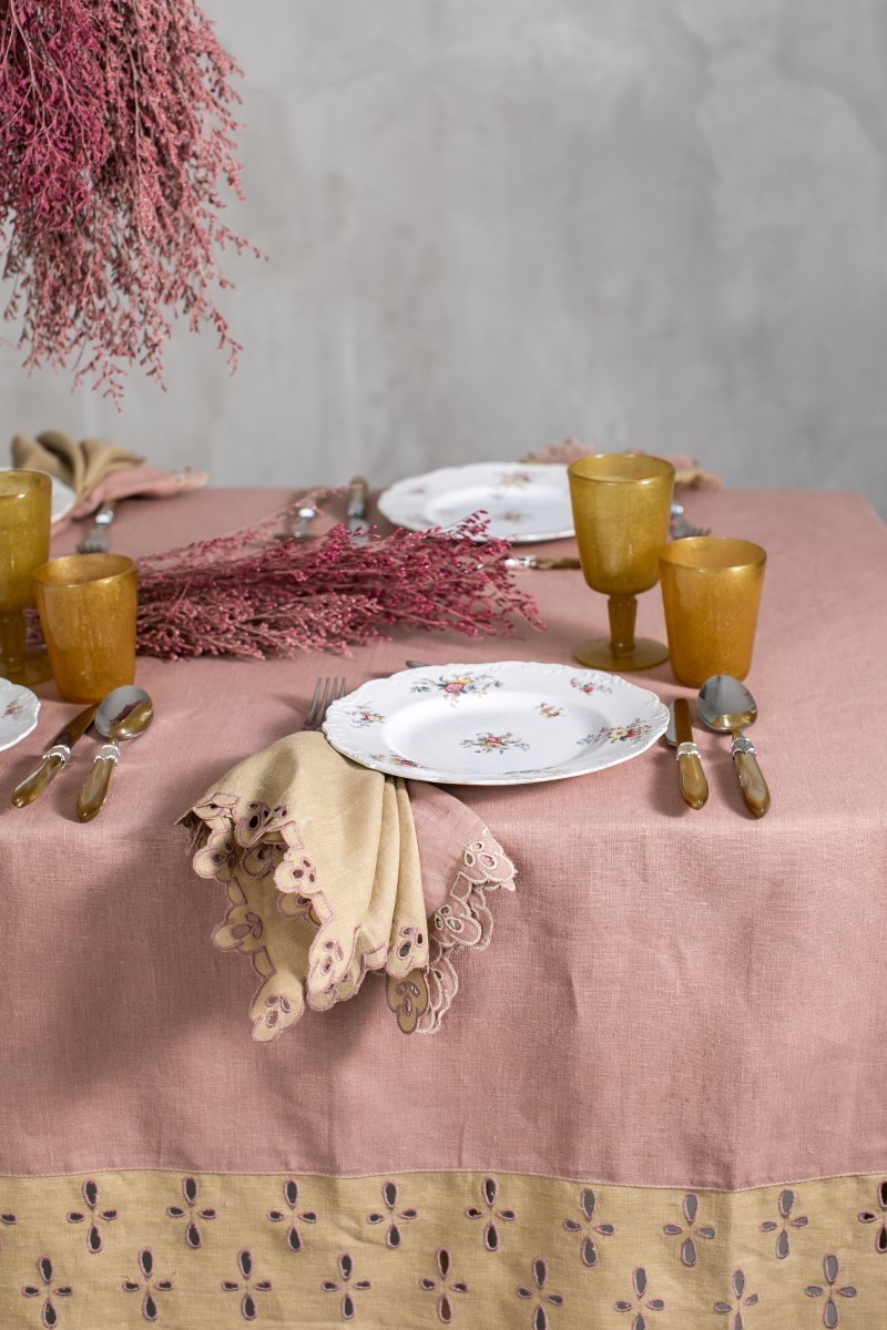 Nappe en lin enduit Amalfi