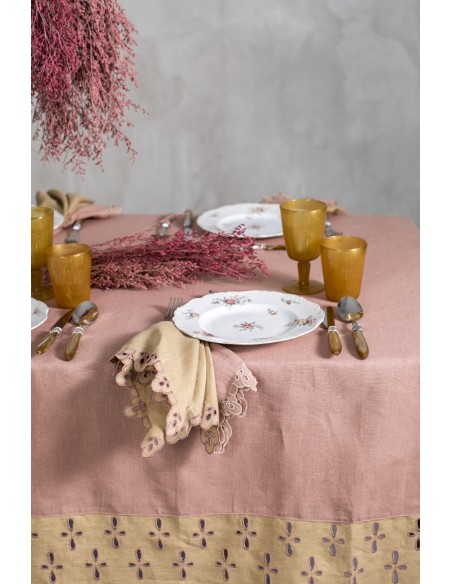 Nappe en lin enduit Amalfi