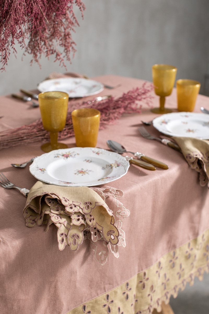 Nappe en lin enduit Amalfi