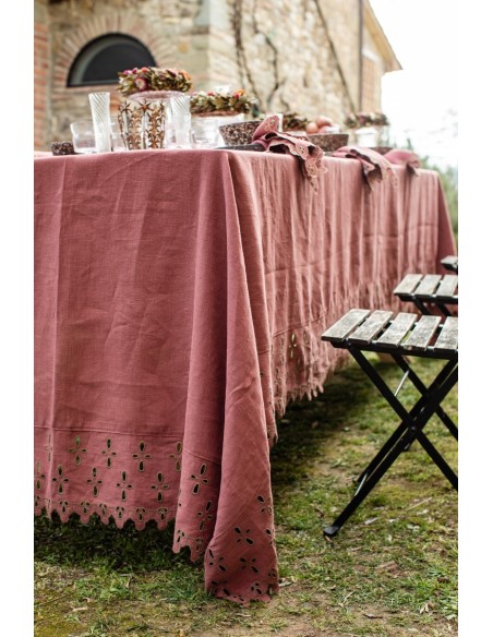 Nappe en lin enduit Amalfi