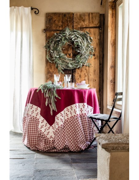 Amalfi Stain Resistant Linen Tablecloth