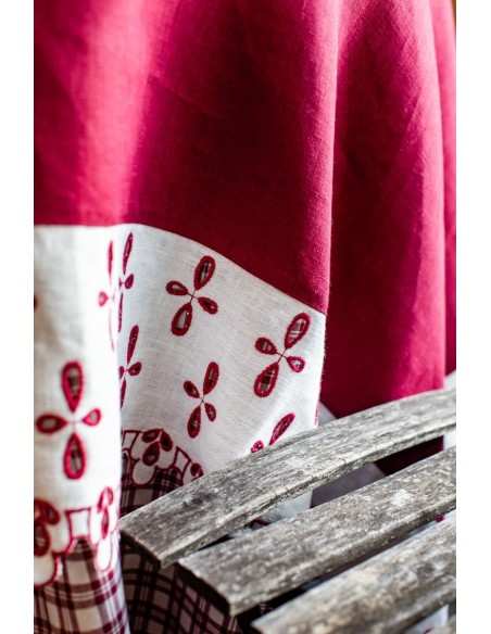 Amalfi Stain Resistant Linen Tablecloth