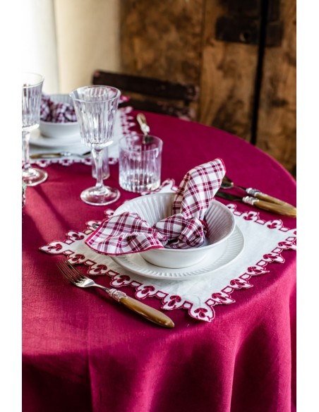 Amalfi Stain Resistant Linen Tablecloth