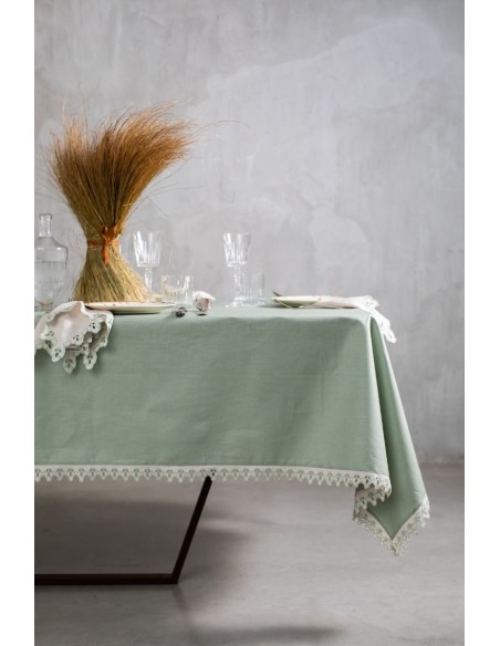 Nappe en lin enduit Little Amalfi