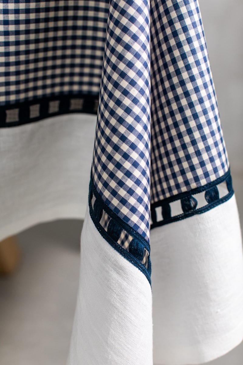 Riviera Stain Resistant Cotton Tablecloth