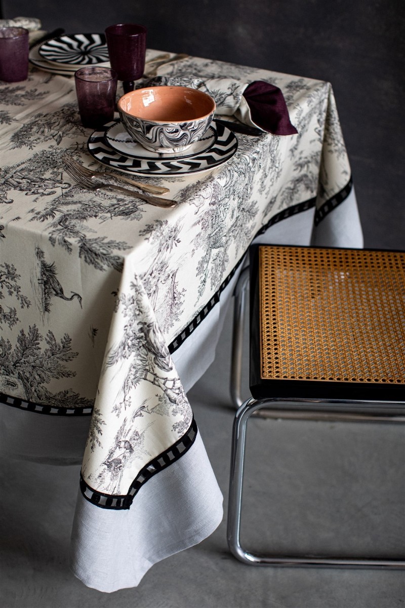 Nappe Riviera en coton enduit 