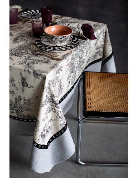 Riviera Tablecloth in Stain Resistant Cotton