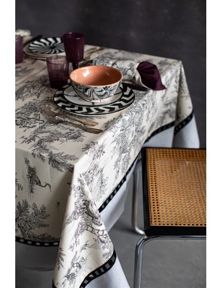 Riviera Tablecloth in Stain Resistant Cotton