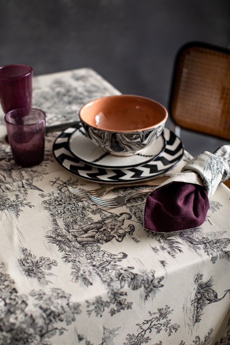 Riviera Tablecloth in Stain Resistant Cotton
