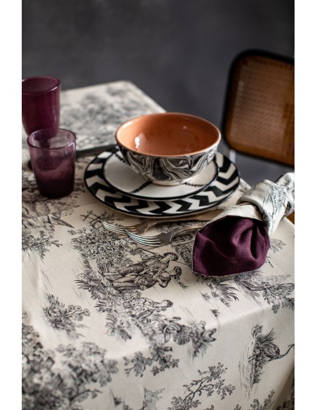 Nappe Riviera en coton enduit 