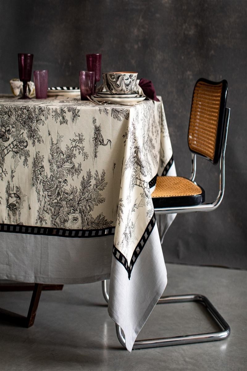 Nappe Riviera en coton enduit 