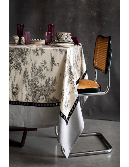 Nappe Riviera en coton enduit 