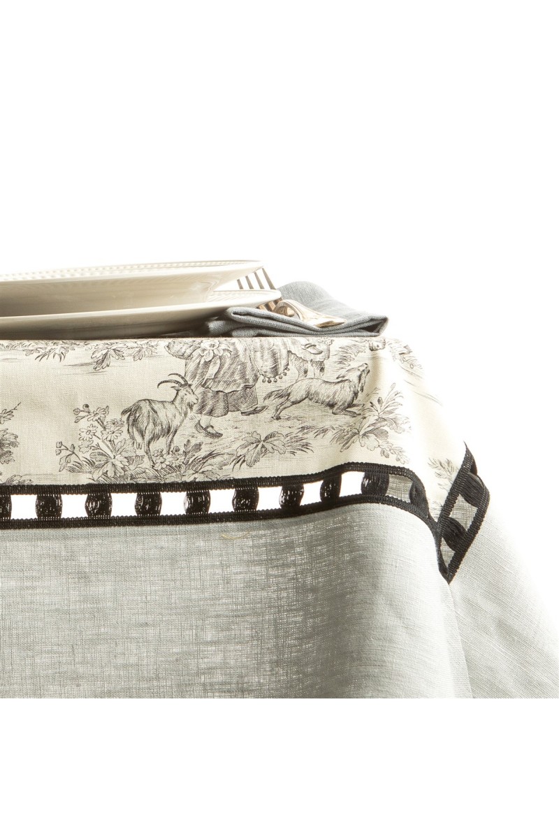 Nappe Riviera en coton enduit 