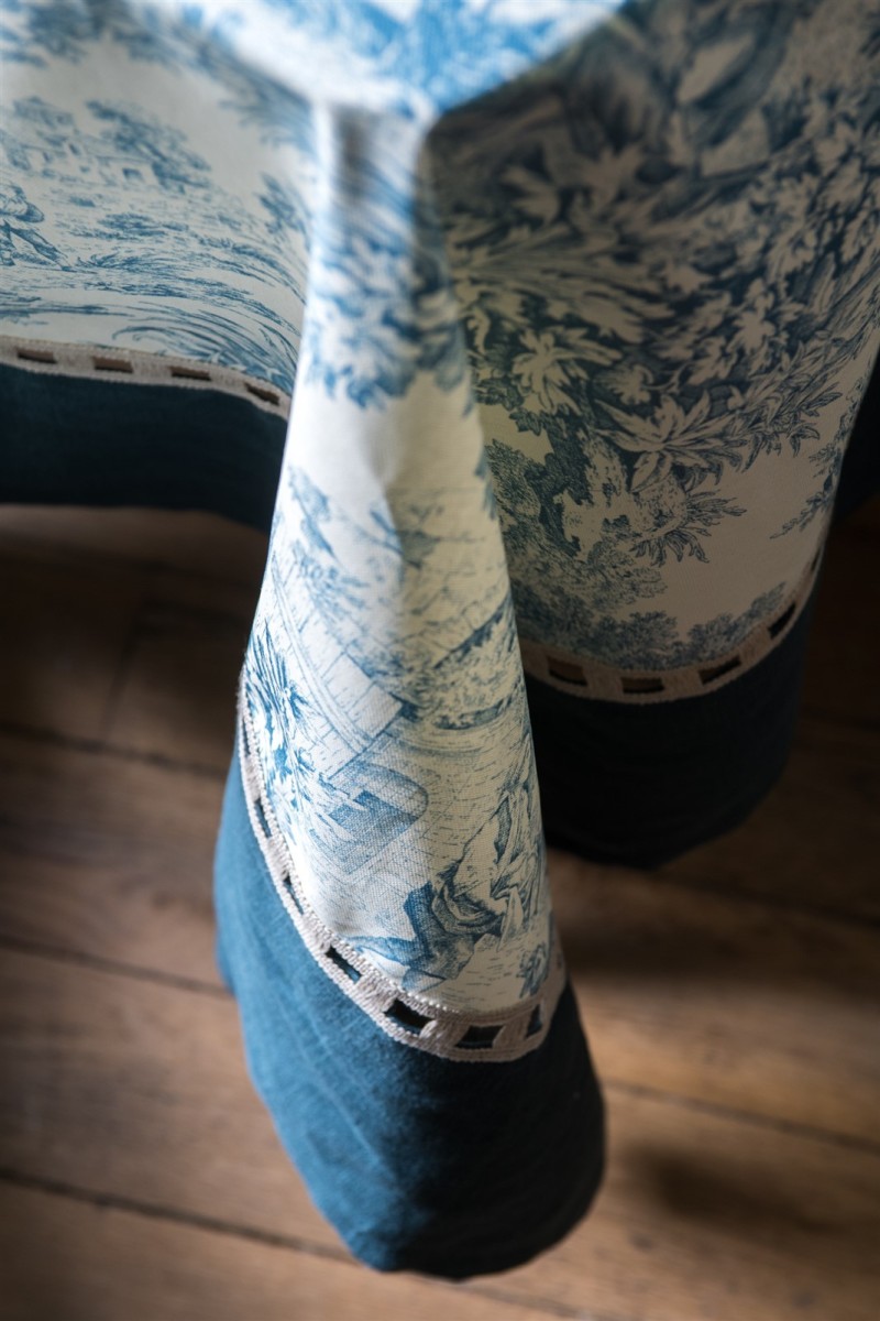 Nappe Riviera en coton enduit 