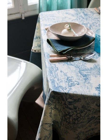 Nappe Riviera en coton enduit 