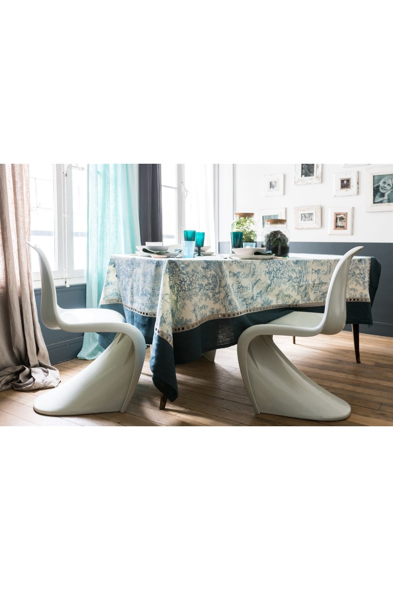 Riviera Tablecloth in Stain Resistant Cotton