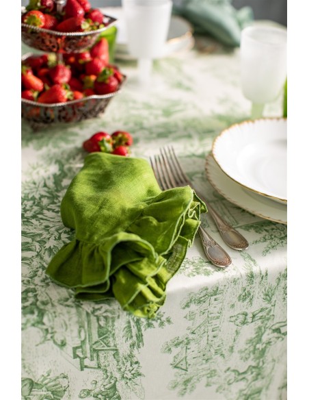 Nappe Riviera en coton enduit 